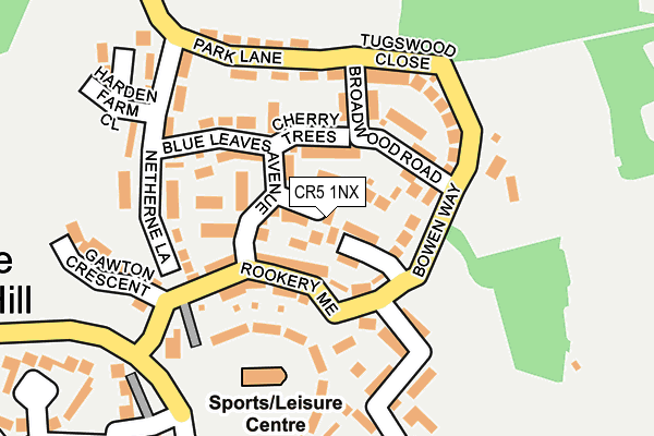 CR5 1NX map - OS OpenMap – Local (Ordnance Survey)
