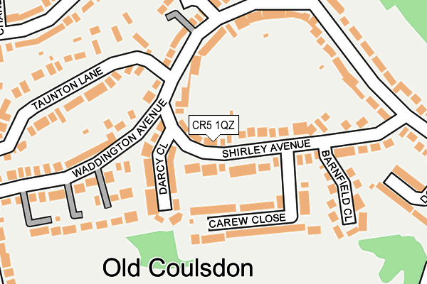 CR5 1QZ map - OS OpenMap – Local (Ordnance Survey)