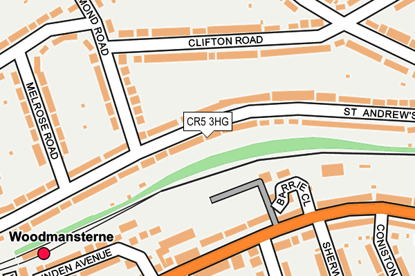CR5 3HG map - OS OpenMap – Local (Ordnance Survey) CR5 3HG map - OS OpenMap – Local (Ordnance Survey)