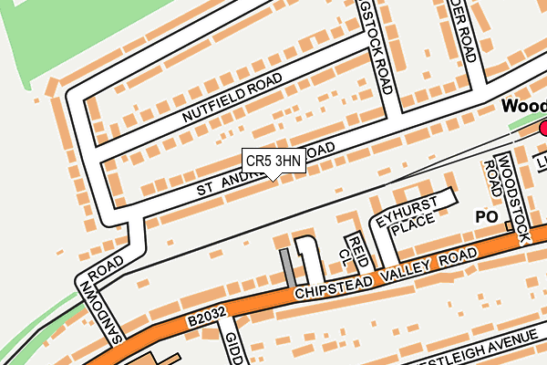 CR5 3HN map - OS OpenMap – Local (Ordnance Survey) CR5 3HN map - OS OpenMap – Local (Ordnance Survey)