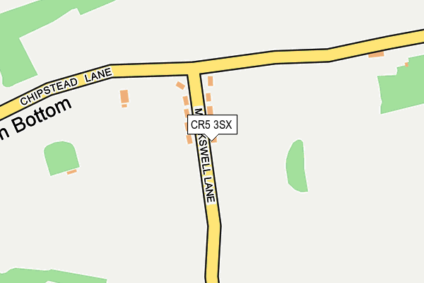 CR5 3SX map - OS OpenMap – Local (Ordnance Survey)