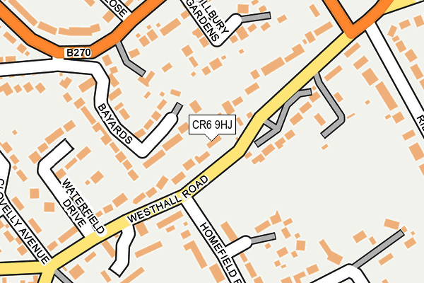CR6 9HJ map - OS OpenMap – Local (Ordnance Survey)
