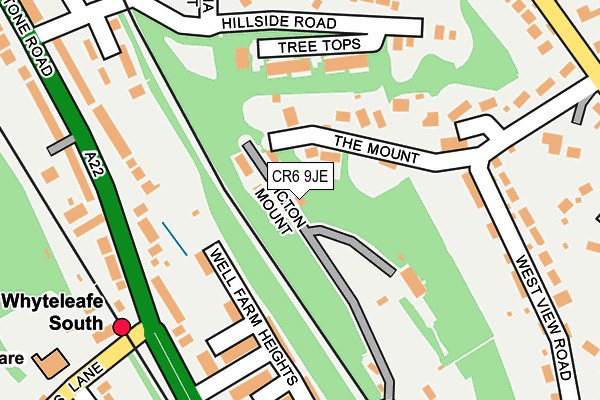 CR6 9JE map - OS OpenMap – Local (Ordnance Survey)