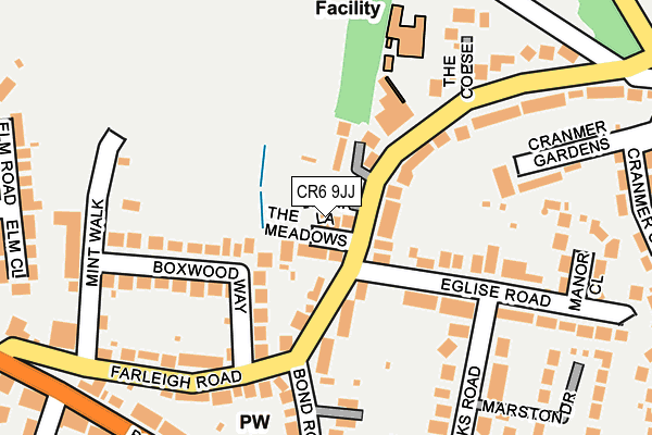 CR6 9JJ map - OS OpenMap – Local (Ordnance Survey) CR6 9JJ map - OS OpenMap – Local (Ordnance Survey)