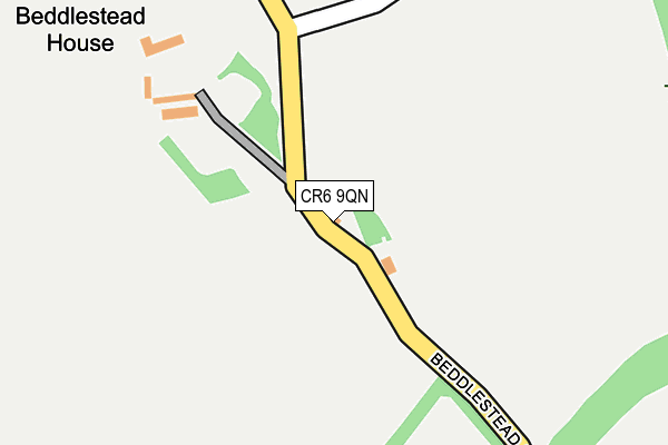 CR6 9QN map - OS OpenMap – Local (Ordnance Survey)