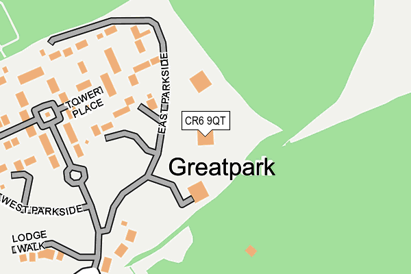 CR6 9QT map - OS OpenMap – Local (Ordnance Survey) CR6 9QT map - OS OpenMap – Local (Ordnance Survey)