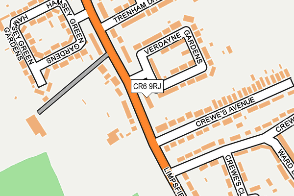 CR6 9RJ map - OS OpenMap – Local (Ordnance Survey) CR6 9RJ map - OS OpenMap – Local (Ordnance Survey)