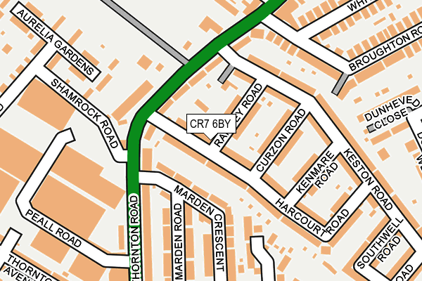 CR7 6BY map - OS OpenMap – Local (Ordnance Survey) CR7 6BY map - OS OpenMap – Local (Ordnance Survey)