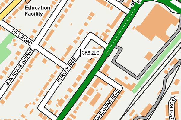CR8 2LG map - OS OpenMap – Local (Ordnance Survey) CR8 2LG map - OS OpenMap – Local (Ordnance Survey)