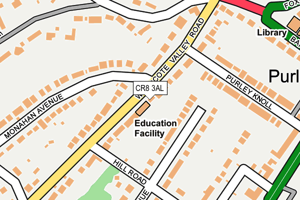 CR8 3AL map - OS OpenMap – Local (Ordnance Survey) CR8 3AL map - OS OpenMap – Local (Ordnance Survey)