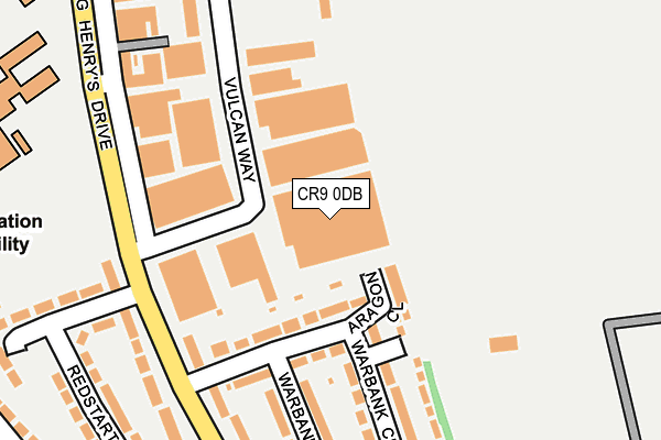CR9 0DB map - OS OpenMap – Local (Ordnance Survey) CR9 0DB map - OS OpenMap – Local (Ordnance Survey)