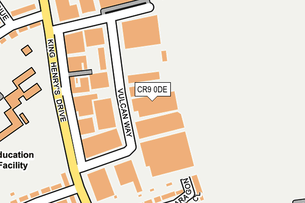CR9 0DE map - OS OpenMap – Local (Ordnance Survey) CR9 0DE map - OS OpenMap – Local (Ordnance Survey)