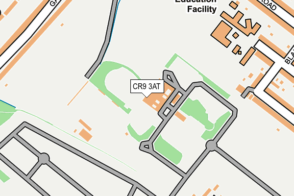 CR9 3AT map - OS OpenMap – Local (Ordnance Survey) CR9 3AT map - OS OpenMap – Local (Ordnance Survey)