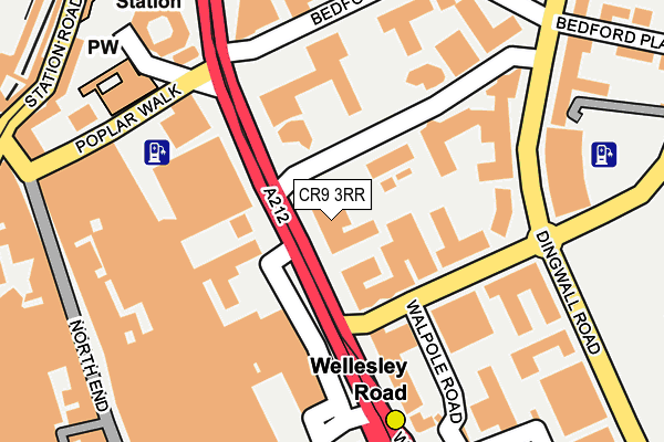 CR9 3RR map - OS OpenMap – Local (Ordnance Survey) CR9 3RR map - OS OpenMap – Local (Ordnance Survey)