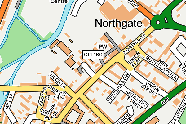 CT1 1BG map - OS OpenMap – Local (Ordnance Survey) CT1 1BG map - OS OpenMap – Local (Ordnance Survey)