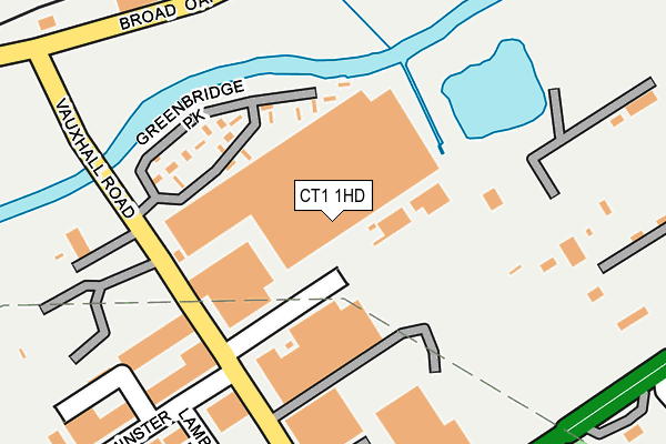 CT1 1HD map - OS OpenMap – Local (Ordnance Survey) CT1 1HD map - OS OpenMap – Local (Ordnance Survey)