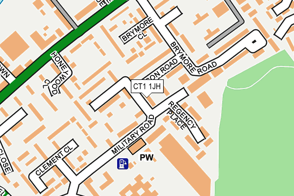 CT1 1JH map - OS OpenMap – Local (Ordnance Survey) CT1 1JH map - OS OpenMap – Local (Ordnance Survey)