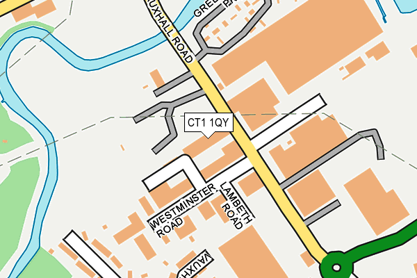CT1 1QY map - OS OpenMap – Local (Ordnance Survey) CT1 1QY map - OS OpenMap – Local (Ordnance Survey)