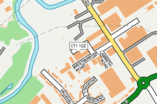 CT1 1QZ map - OS OpenMap – Local (Ordnance Survey) CT1 1QZ map - OS OpenMap – Local (Ordnance Survey)