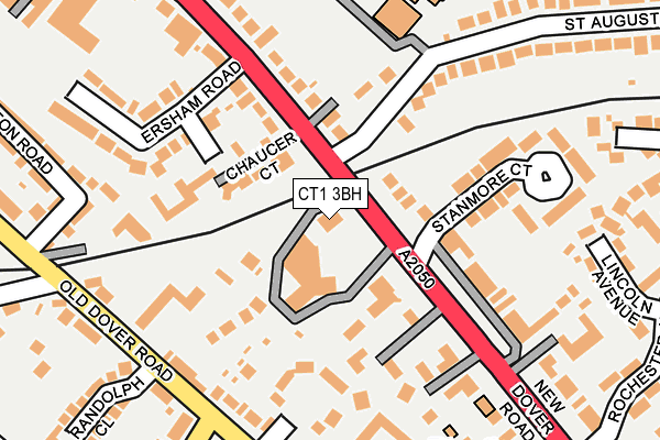 CT1 3BH map - OS OpenMap – Local (Ordnance Survey) CT1 3BH map - OS OpenMap – Local (Ordnance Survey)
