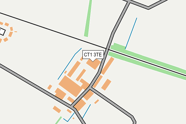 CT1 3TE map - OS OpenMap – Local (Ordnance Survey) CT1 3TE map - OS OpenMap – Local (Ordnance Survey)