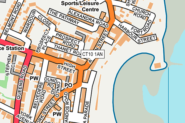 CT10 1AN map - OS OpenMap – Local (Ordnance Survey) CT10 1AN map - OS OpenMap – Local (Ordnance Survey)