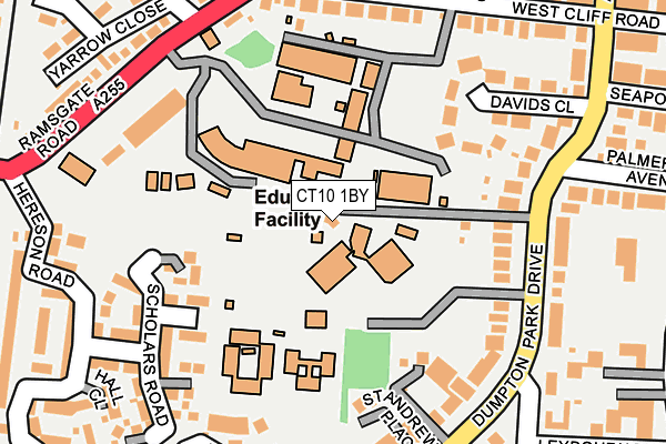 CT10 1BY map - OS OpenMap – Local (Ordnance Survey) CT10 1BY map - OS OpenMap – Local (Ordnance Survey)