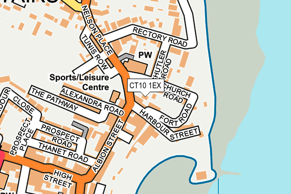 CT10 1EX map - OS OpenMap – Local (Ordnance Survey) CT10 1EX map - OS OpenMap – Local (Ordnance Survey)