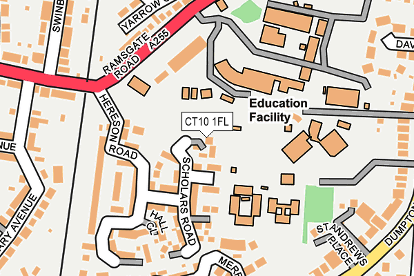 CT10 1FL map - OS OpenMap – Local (Ordnance Survey) CT10 1FL map - OS OpenMap – Local (Ordnance Survey)