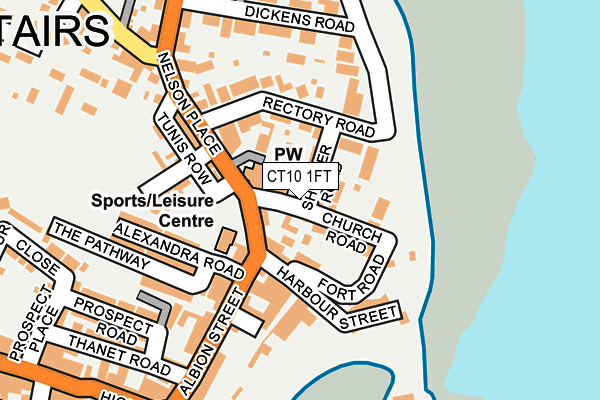 CT10 1FT map - OS OpenMap – Local (Ordnance Survey) CT10 1FT map - OS OpenMap – Local (Ordnance Survey)
