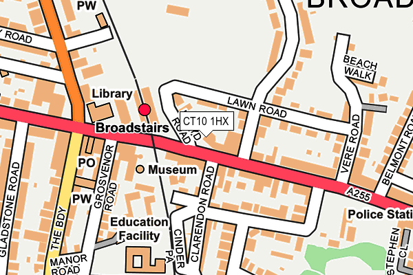 CT10 1HX map - OS OpenMap – Local (Ordnance Survey) CT10 1HX map - OS OpenMap – Local (Ordnance Survey)