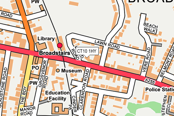 CT10 1HY map - OS OpenMap – Local (Ordnance Survey) CT10 1HY map - OS OpenMap – Local (Ordnance Survey)