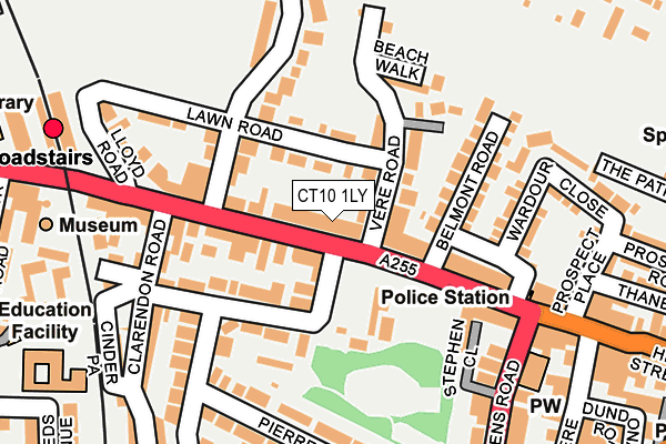 CT10 1LY map - OS OpenMap – Local (Ordnance Survey) CT10 1LY map - OS OpenMap – Local (Ordnance Survey)