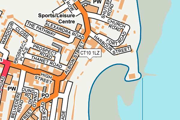 CT10 1LZ map - OS OpenMap – Local (Ordnance Survey) CT10 1LZ map - OS OpenMap – Local (Ordnance Survey)
