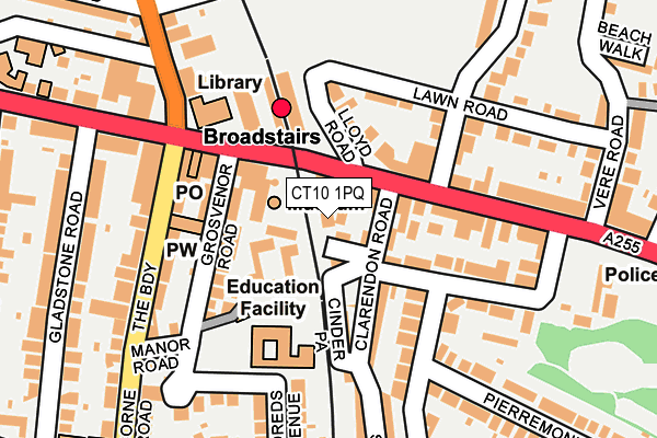 CT10 1PQ map - OS OpenMap – Local (Ordnance Survey) CT10 1PQ map - OS OpenMap – Local (Ordnance Survey)