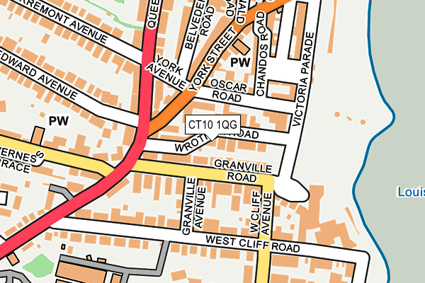 CT10 1QG map - OS OpenMap – Local (Ordnance Survey)