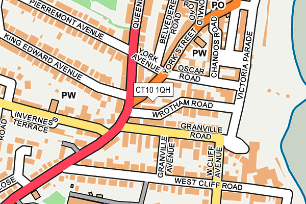 CT10 1QH map - OS OpenMap – Local (Ordnance Survey) CT10 1QH map - OS OpenMap – Local (Ordnance Survey)