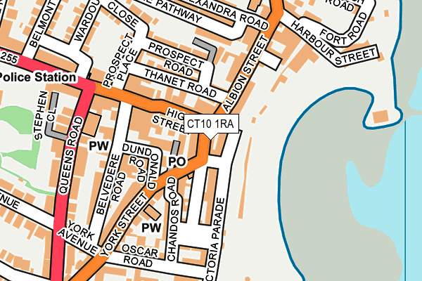 CT10 1RA map - OS OpenMap – Local (Ordnance Survey) CT10 1RA map - OS OpenMap – Local (Ordnance Survey)