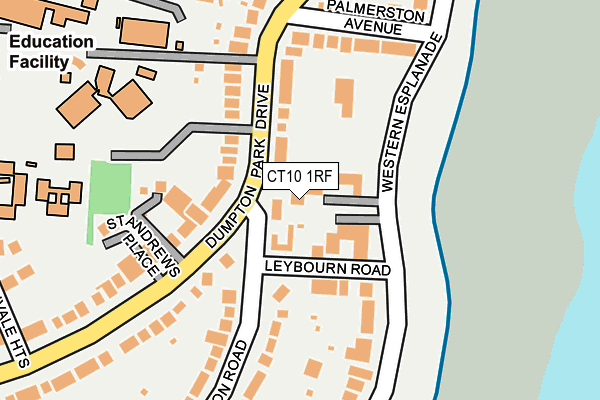 CT10 1RF map - OS OpenMap – Local (Ordnance Survey) CT10 1RF map - OS OpenMap – Local (Ordnance Survey)