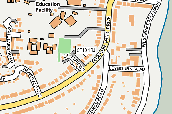 CT10 1RJ map - OS OpenMap – Local (Ordnance Survey) CT10 1RJ map - OS OpenMap – Local (Ordnance Survey)