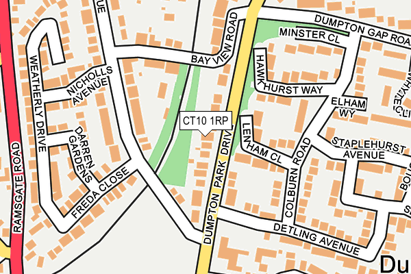 CT10 1RP map - OS OpenMap – Local (Ordnance Survey) CT10 1RP map - OS OpenMap – Local (Ordnance Survey)