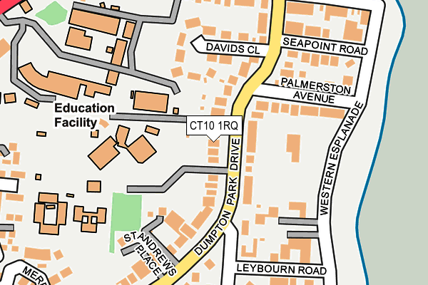 CT10 1RQ map - OS OpenMap – Local (Ordnance Survey) CT10 1RQ map - OS OpenMap – Local (Ordnance Survey)