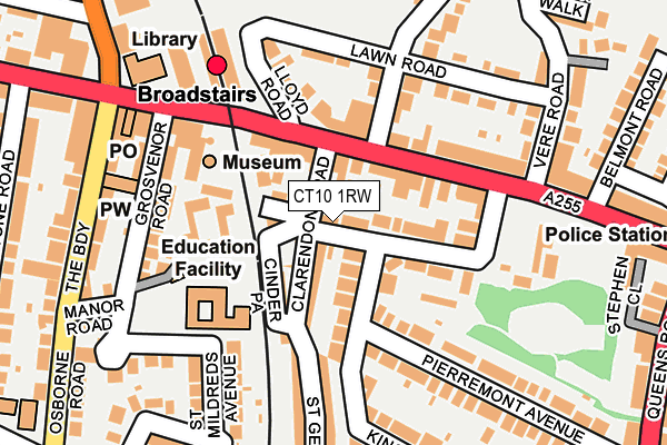 CT10 1RW map - OS OpenMap – Local (Ordnance Survey) CT10 1RW map - OS OpenMap – Local (Ordnance Survey)