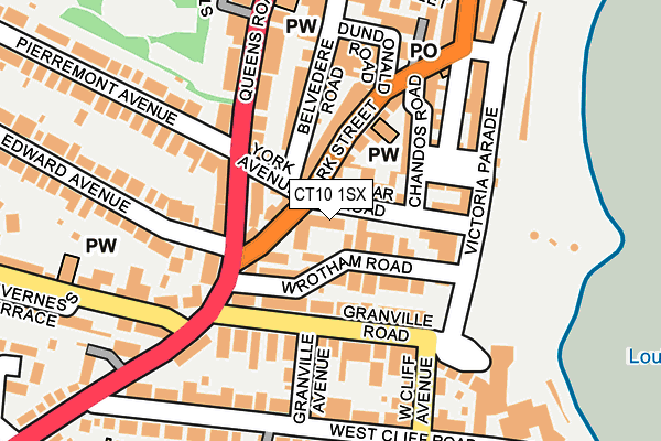 CT10 1SX map - OS OpenMap – Local (Ordnance Survey) CT10 1SX map - OS OpenMap – Local (Ordnance Survey)