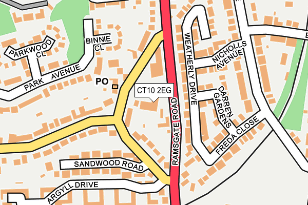 CT10 2EG map - OS OpenMap – Local (Ordnance Survey) CT10 2EG map - OS OpenMap – Local (Ordnance Survey)