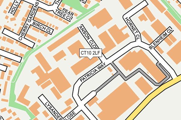CT10 2LF map - OS OpenMap – Local (Ordnance Survey) CT10 2LF map - OS OpenMap – Local (Ordnance Survey)