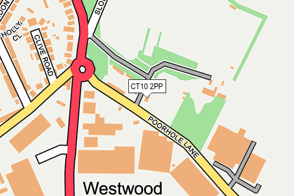 CT10 2PP map - OS OpenMap – Local (Ordnance Survey) CT10 2PP map - OS OpenMap – Local (Ordnance Survey)