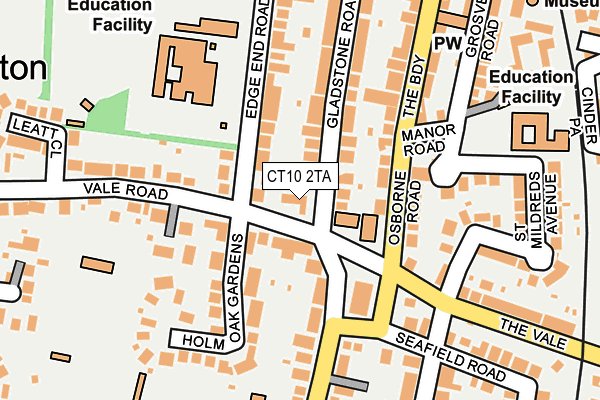 CT10 2TA map - OS OpenMap – Local (Ordnance Survey) CT10 2TA map - OS OpenMap – Local (Ordnance Survey)