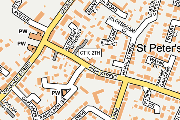 CT10 2TH map - OS OpenMap – Local (Ordnance Survey) CT10 2TH map - OS OpenMap – Local (Ordnance Survey)