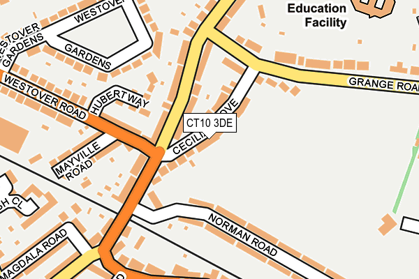 CT10 3DE map - OS OpenMap – Local (Ordnance Survey) CT10 3DE map - OS OpenMap – Local (Ordnance Survey)